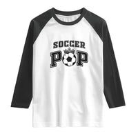 Soccer Pop Raglan Shirt Football Family Matching Team Player Father's Day - Wonder Print Shop