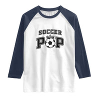 Soccer Pop Raglan Shirt Football Family Matching Team Player Father's Day - Wonder Print Shop