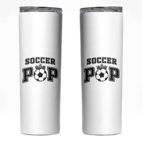 Soccer Pop Skinny Tumbler Football Family Matching Team Player Father's Day - Wonder Print Shop