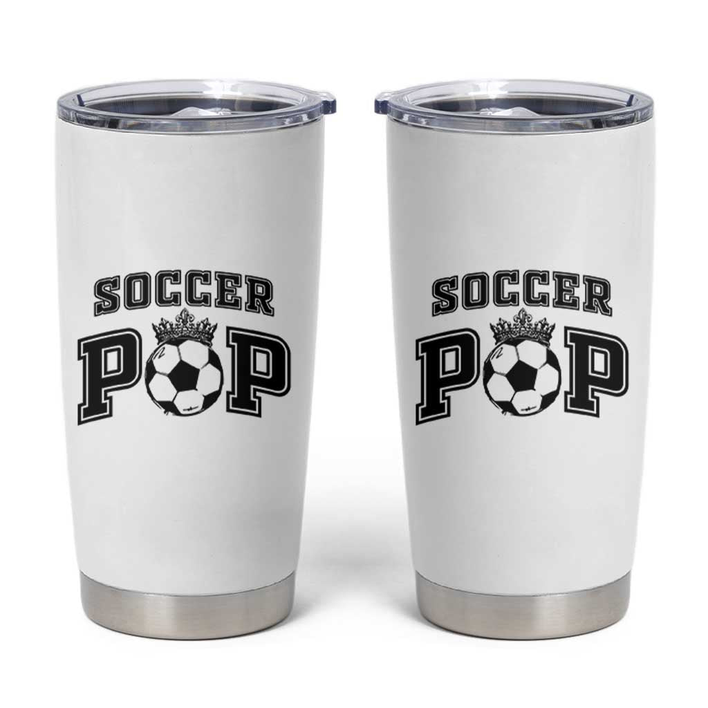 Soccer Pop Tumbler Cup Football Family Matching Team Player Father's Day - Wonder Print Shop