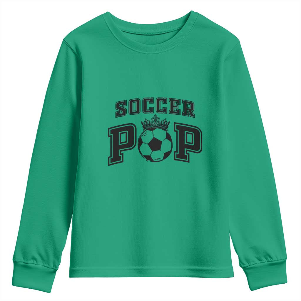 Soccer Pop Youth Sweatshirt Football Family Matching Team Player Father's Day - Wonder Print Shop