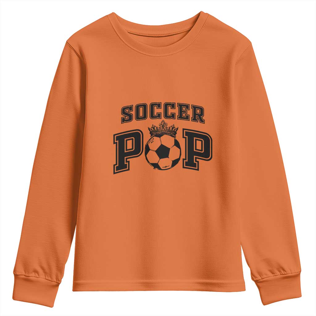 Soccer Pop Youth Sweatshirt Football Family Matching Team Player Father's Day - Wonder Print Shop