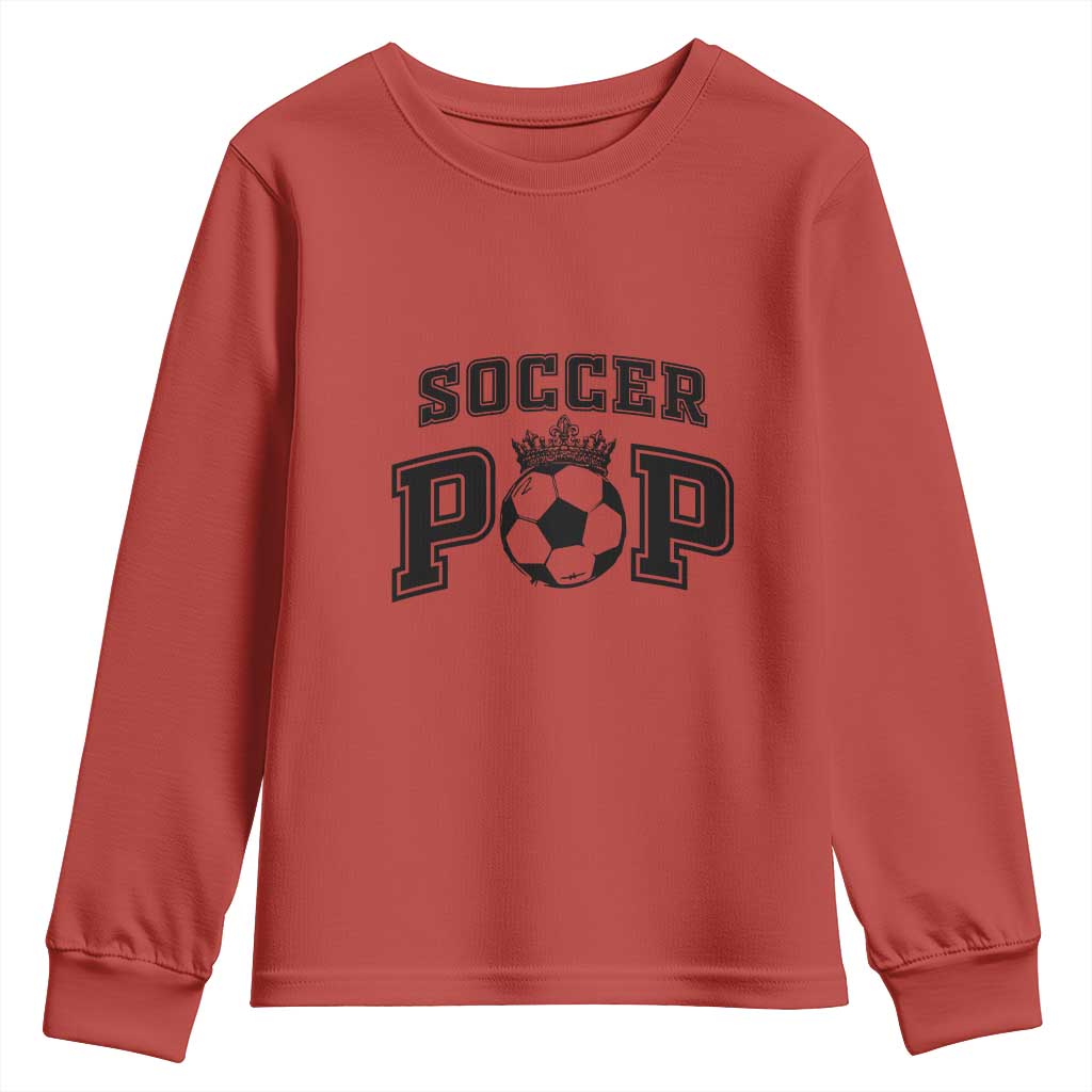 Soccer Pop Youth Sweatshirt Football Family Matching Team Player Father's Day - Wonder Print Shop