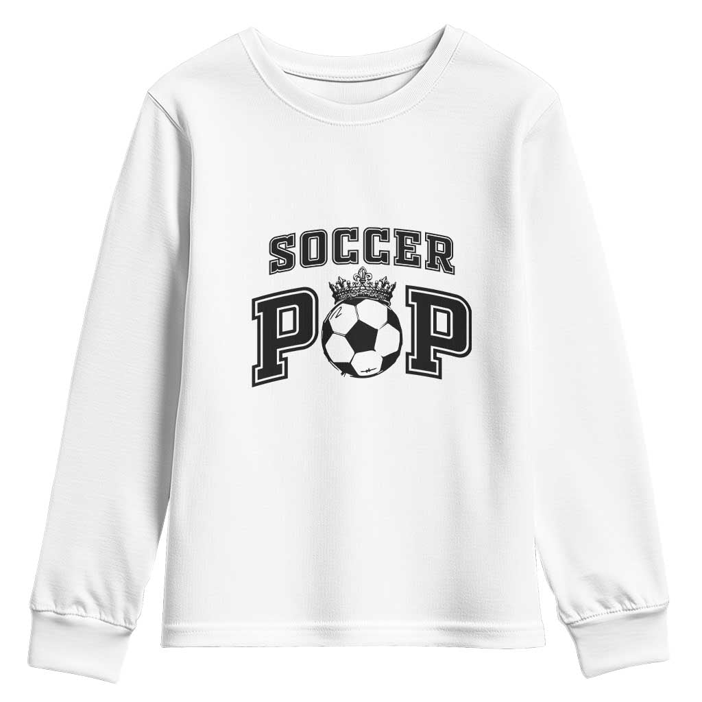 Soccer Pop Youth Sweatshirt Football Family Matching Team Player Father's Day - Wonder Print Shop