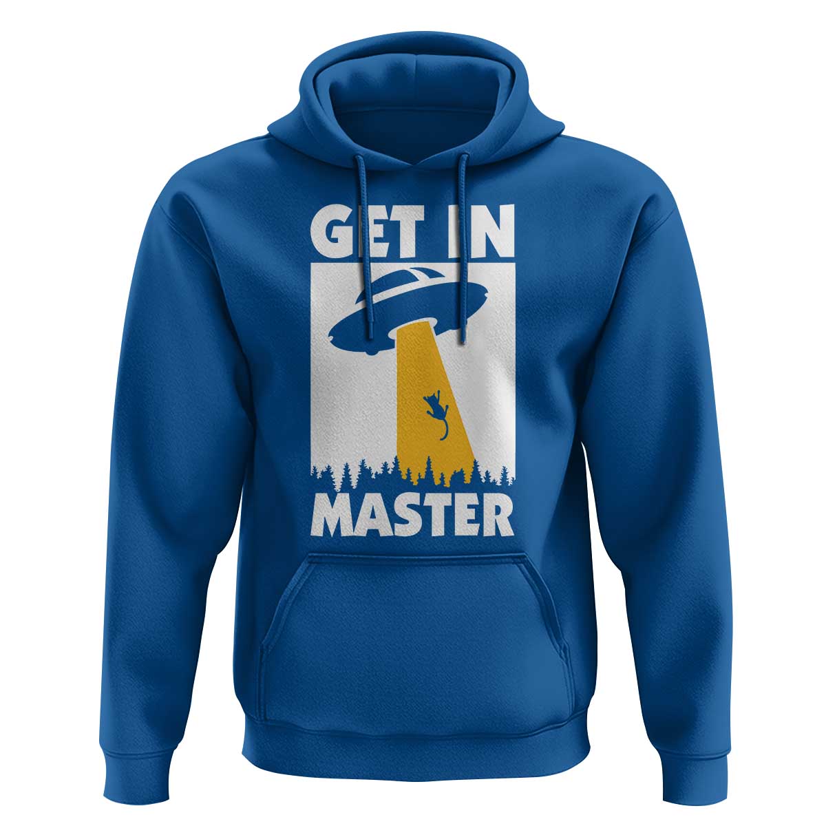 Funny Alien Cat Hoodie Get In Master Aliens Extraterrestrial - Wonder Print Shop