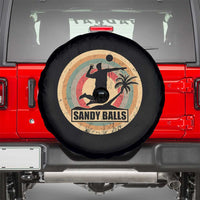 Beach Volleyball Spare Tire Cover Sandy Balls Team Player Volleyball Coach - Wonder Print Shop