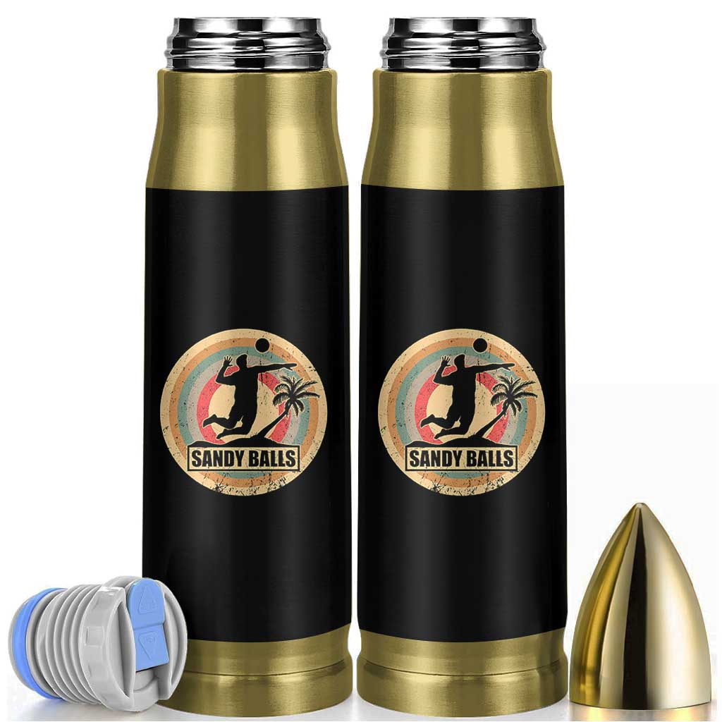 Beach Volleyball Bullet Tumbler Sandy Balls Team Player Volleyball Coach - Wonder Print Shop