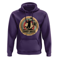 Beach Voleyball Hoodie Sandy Balls Team Player Voleyball Coach - Wonder Print Shop