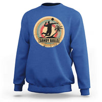 Beach Voleyball Sweatshirt Sandy Balls Team Player Voleyball Coach - Wonder Print Shop