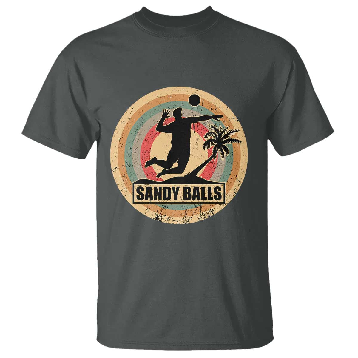Beach Voleyball T Shirt Sandy Balls Team Player Voleyball Coach - Wonder Print Shop