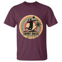 Beach Voleyball T Shirt Sandy Balls Team Player Voleyball Coach - Wonder Print Shop