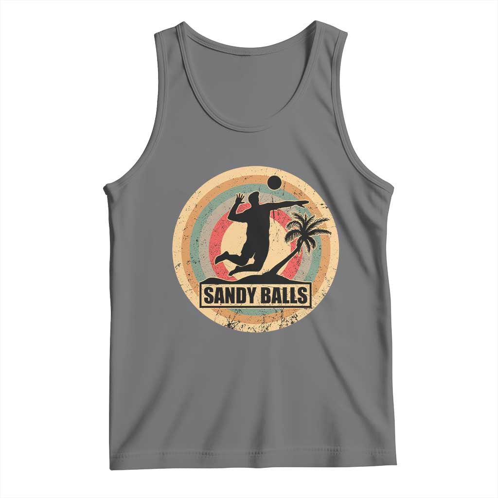 Beach Volleyball Tank Top Sandy Balls Team Player Volleyball Coach - Wonder Print Shop