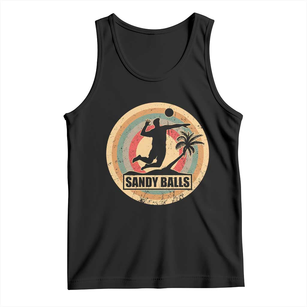 Beach Volleyball Tank Top Sandy Balls Team Player Volleyball Coach - Wonder Print Shop