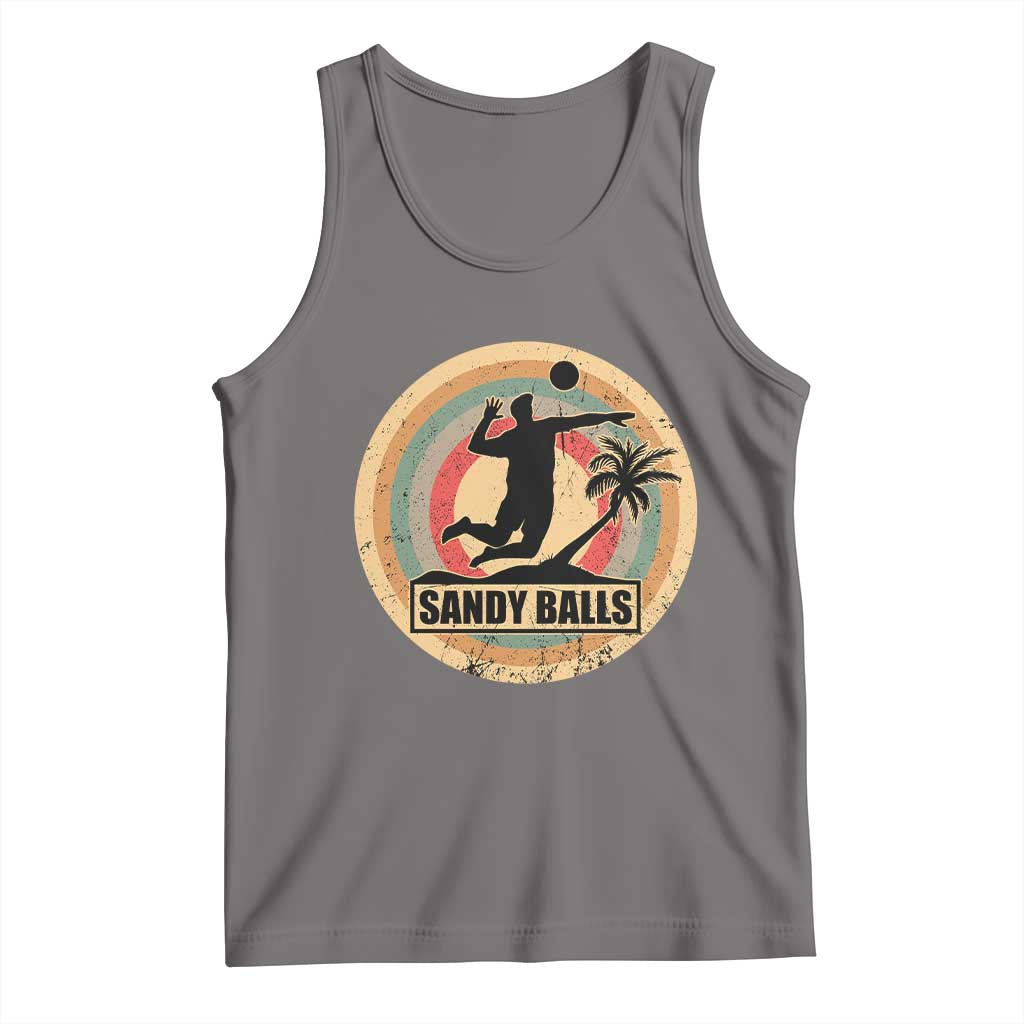 Beach Volleyball Tank Top Sandy Balls Team Player Volleyball Coach - Wonder Print Shop