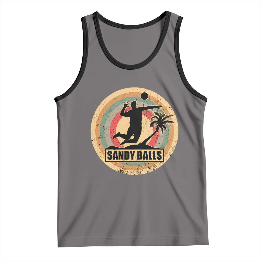 Beach Volleyball Tank Top Sandy Balls Team Player Volleyball Coach - Wonder Print Shop