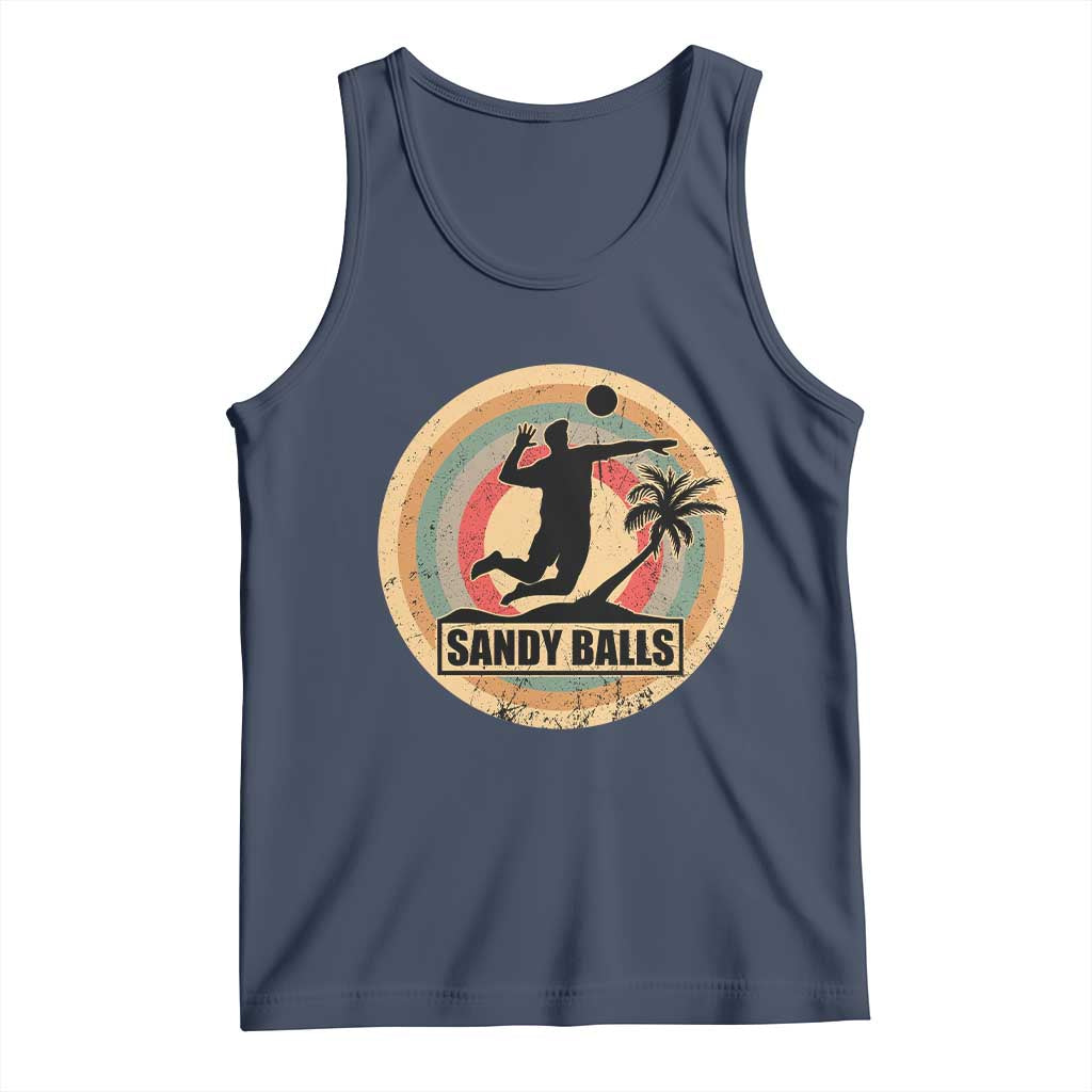 Beach Volleyball Tank Top Sandy Balls Team Player Volleyball Coach - Wonder Print Shop