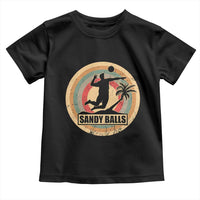 Beach Volleyball Toddler T Shirt Sandy Balls Team Player Volleyball Coach - Wonder Print Shop