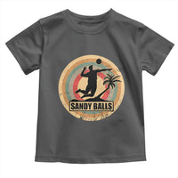 Beach Volleyball Toddler T Shirt Sandy Balls Team Player Volleyball Coach - Wonder Print Shop