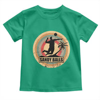 Beach Volleyball Toddler T Shirt Sandy Balls Team Player Volleyball Coach - Wonder Print Shop