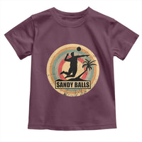 Beach Volleyball Toddler T Shirt Sandy Balls Team Player Volleyball Coach - Wonder Print Shop