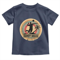 Beach Volleyball Toddler T Shirt Sandy Balls Team Player Volleyball Coach - Wonder Print Shop