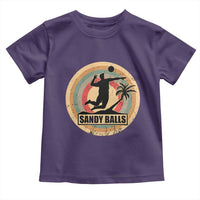 Beach Volleyball Toddler T Shirt Sandy Balls Team Player Volleyball Coach - Wonder Print Shop