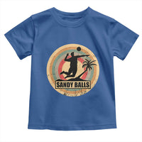 Beach Volleyball Toddler T Shirt Sandy Balls Team Player Volleyball Coach - Wonder Print Shop
