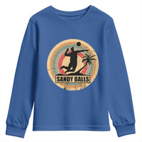 Beach Volleyball Youth Sweatshirt Sandy Balls Team Player Volleyball Coach - Wonder Print Shop