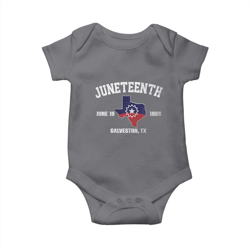 Juneteenth Galveston Texas Baby Onesie Juneteenth Flag African American History