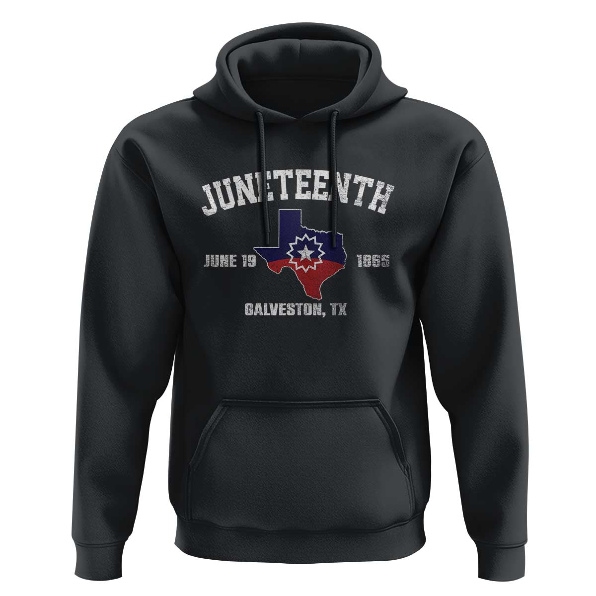 Juneteenth Galveston Texas Hoodie Juneteenth Flag African American History