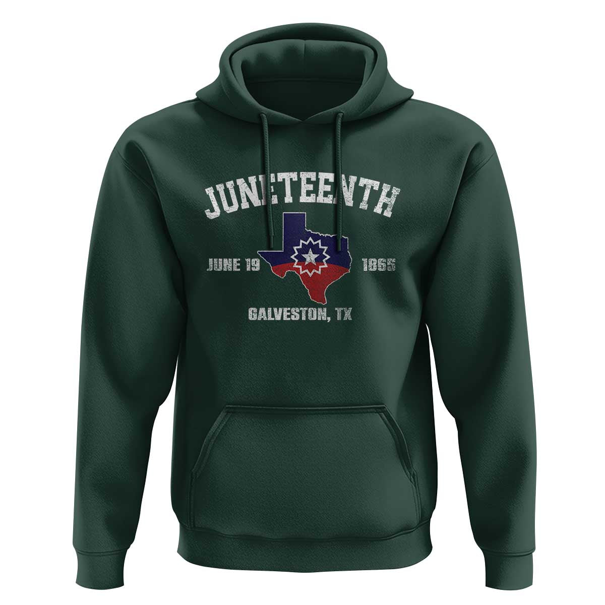 Juneteenth Galveston Texas Hoodie Juneteenth Flag African American History