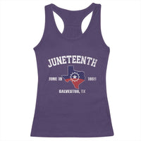 Juneteenth Galveston Texas Racerback Tank Top Juneteenth Flag African American History