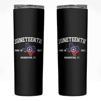 Juneteenth Galveston Texas Skinny Tumbler Juneteenth Flag African American History
