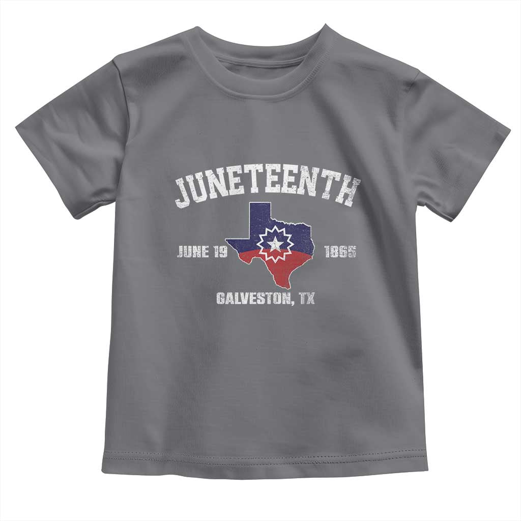 Juneteenth Galveston Texas Toddler T Shirt Juneteenth Flag African American History