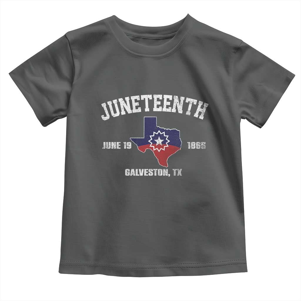 Juneteenth Galveston Texas Toddler T Shirt Juneteenth Flag African American History