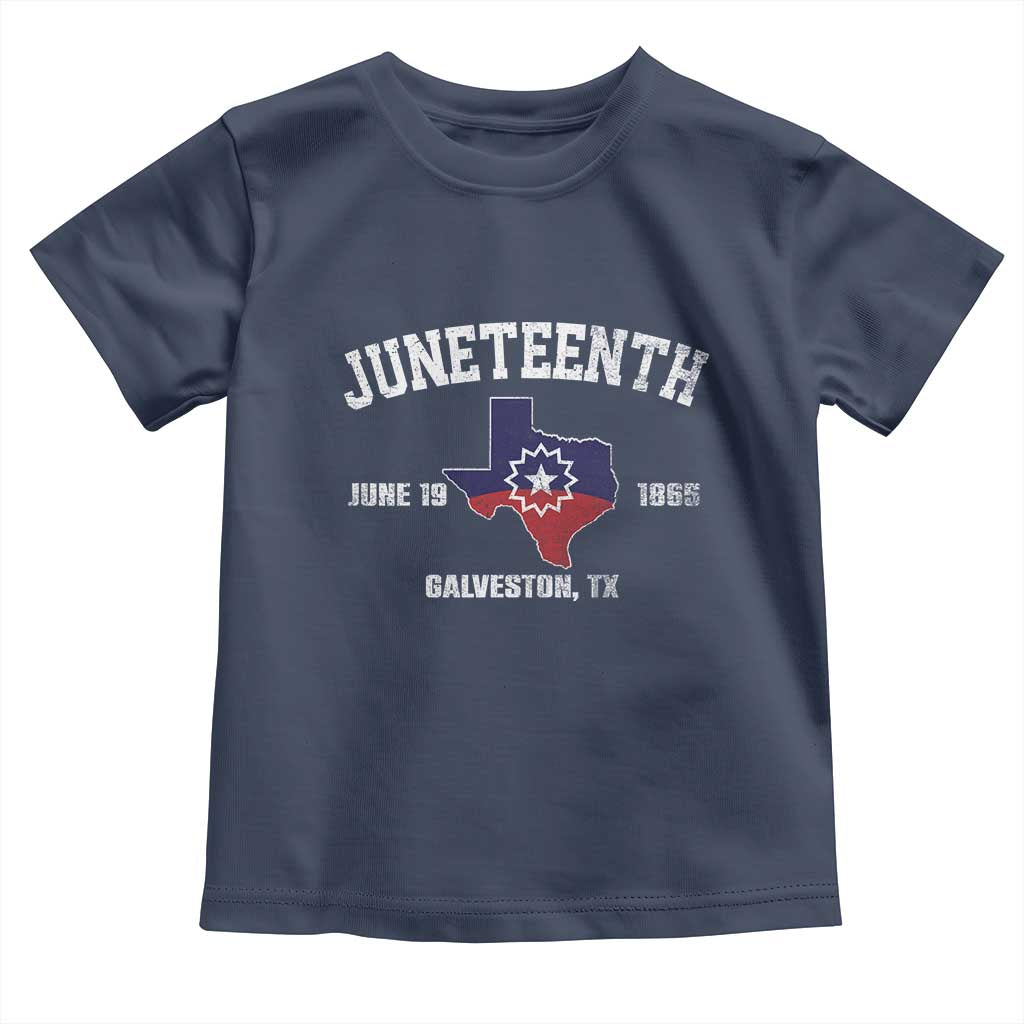 Juneteenth Galveston Texas Toddler T Shirt Juneteenth Flag African American History