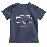 Juneteenth Galveston Texas Toddler T Shirt Juneteenth Flag African American History