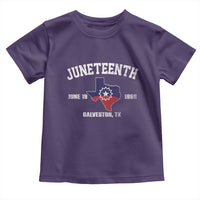 Juneteenth Galveston Texas Toddler T Shirt Juneteenth Flag African American History