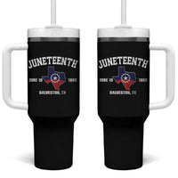 Juneteenth Galveston Texas Tumbler With Handle Juneteenth Flag African American History