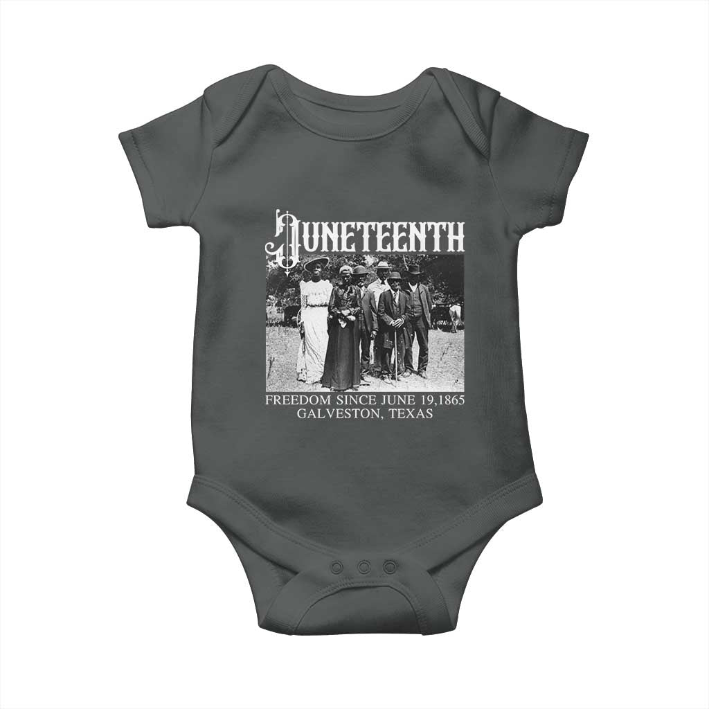 History Of Juneteenth Baby Onesie Freedom Since June 19 Galveston Texas