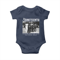 History Of Juneteenth Baby Onesie Freedom Since June 19 Galveston Texas
