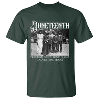 History Of Juneteenth T Shirt Freedom Since June 19 Galveston Texas