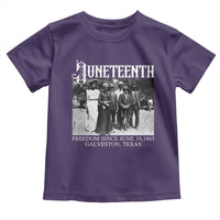 History Of Juneteenth Toddler T Shirt Freedom Since June 19 Galveston Texas