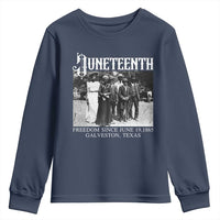 History Of Juneteenth Youth Sweatshirt Freedom Since June 19 Galveston Texas