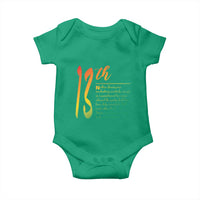13th Amendment of U.S. Constitution Baby Onesie Juneteenth Black History