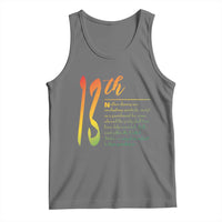 13th Amendment of U.S. Constitution Tank Top Juneteenth Black History