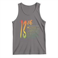 13th Amendment of U.S. Constitution Tank Top Juneteenth Black History