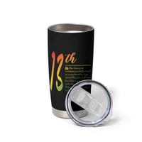 13th Amendment of U.S. Constitution Tumbler Cup Juneteenth Black History