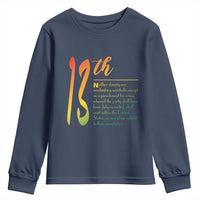 13th Amendment of U.S. Constitution Youth Sweatshirt Juneteenth Black History