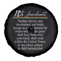 13th Amendment of U.S. Constitution Spare Tire Cover Juneteenth 1865 Black History